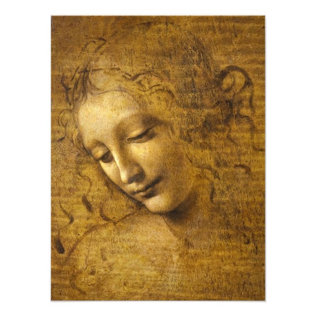 Foto La Scapigliata de Leonardo da Vinci (Frente)