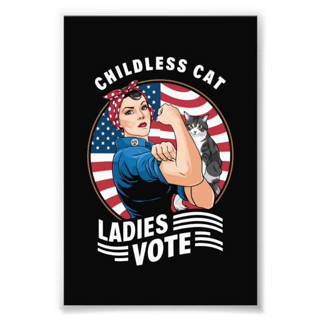 Foto La señorita Gato Infantil Vota A Rosie The Rivete (Frente)