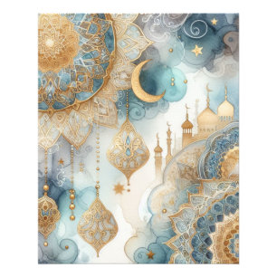 Foto La Serenidad de la Mezquita Luz Luna para el Ramad