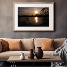 La Serenidad Dorada: El abrazo de la puesta del so