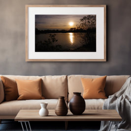 Foto La Serenidad Dorada: El abrazo de la puesta del so