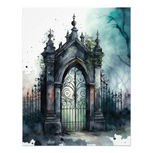Foto La serie Puerta del Cementerio Gótico Diseño 11