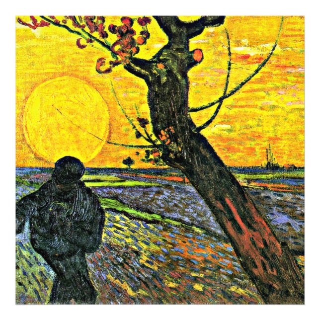 Foto La Sower, pintura artística fina de Vincent van Go (Frente)