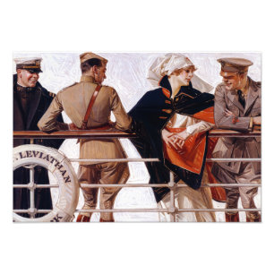 Foto La SS Leviatán, 1918 por J. C. Leyendecker
