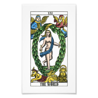 Foto La tarjeta tarot mundial