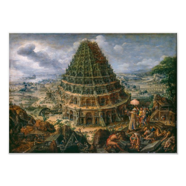 Foto La Torre De Babel | Marten van Valckenborch | (Frente)