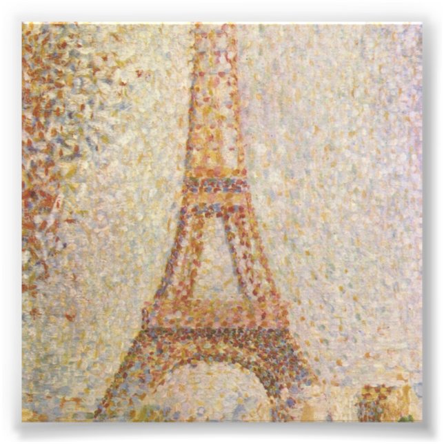 Foto La Torre Eiffel de Georges Seurat (Frente)