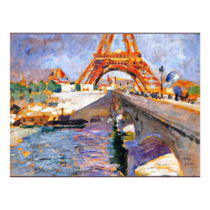 Foto La Torre Eiffel en construcción