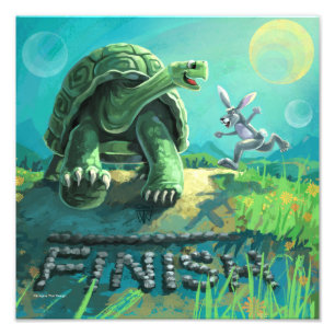 Foto La tortuga dulce y el arte de la liebre