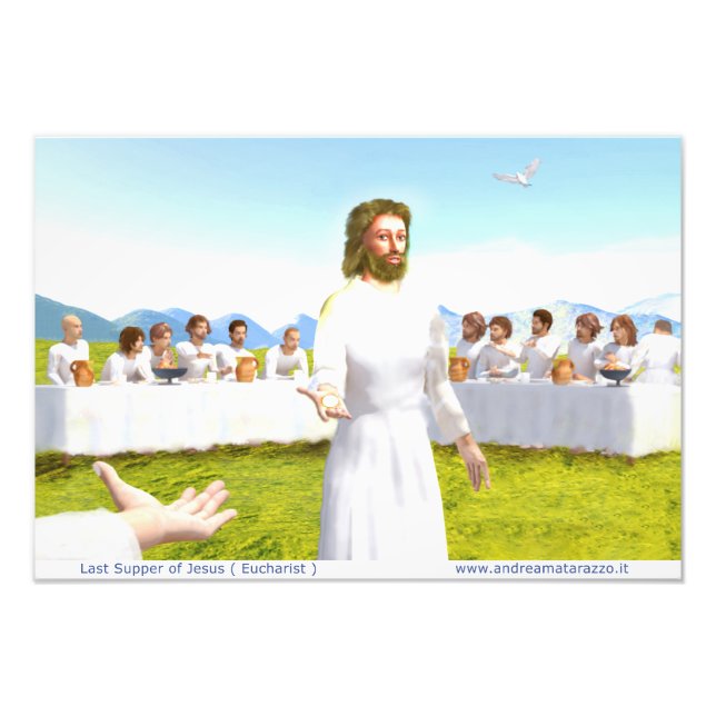 Foto La última cena de Jesús ( Eucaristía ) (Frente)
