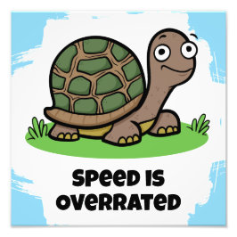 Foto La velocidad de la tortuga linda es sobrevalorada