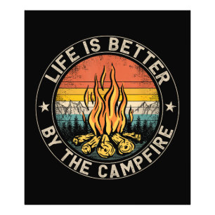 Foto La vida es mejor junto a la fogata Camping fogata