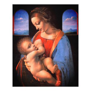 Foto La Virgen María Amamantando al Niño Cristo-324