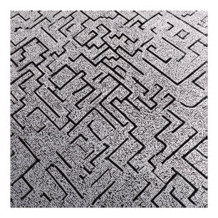 Foto Laberinto Intricado de Negro y Blanco