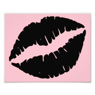 Foto Labios rosados y negros