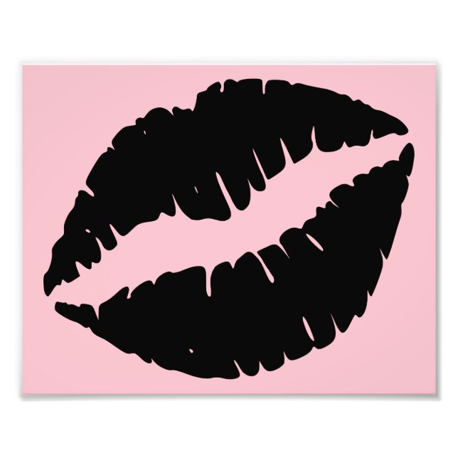 Foto Labios rosados y negros (Frente)