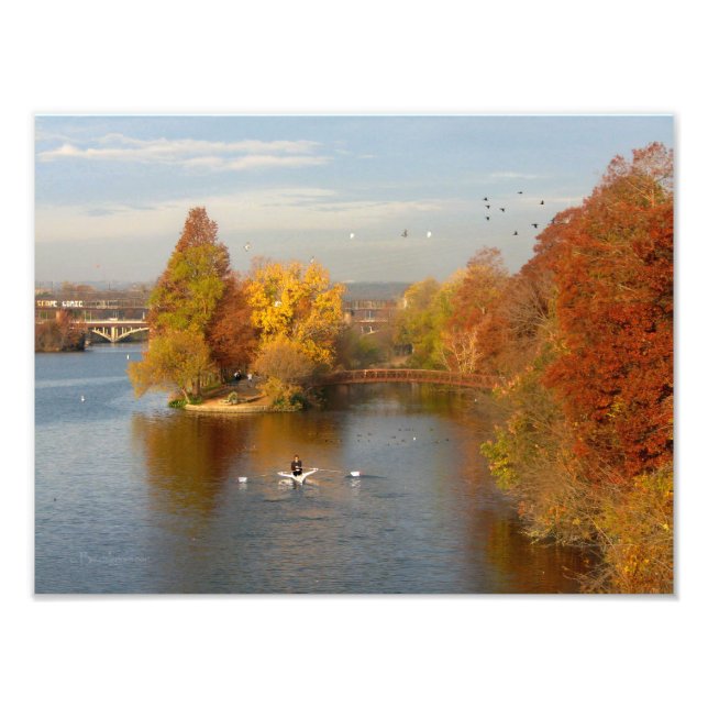 Foto Ladybird Lake Fall Rower - Centro de Austin Texas (Frente)