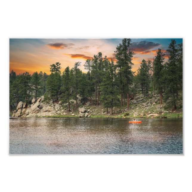 Foto Lago Bismark en el Bosque Nacional Black Hills (Frente)