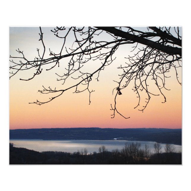Foto Lago Cayuga al atardecer (Frente)