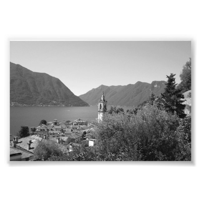 Foto Lago Como de B&W (Frente)