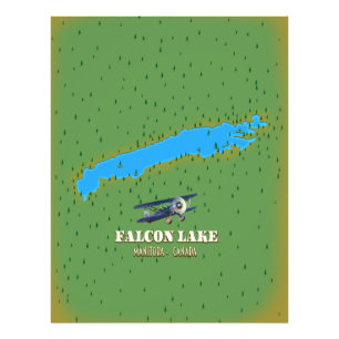 Foto lago de halcón Manitoba Canadá