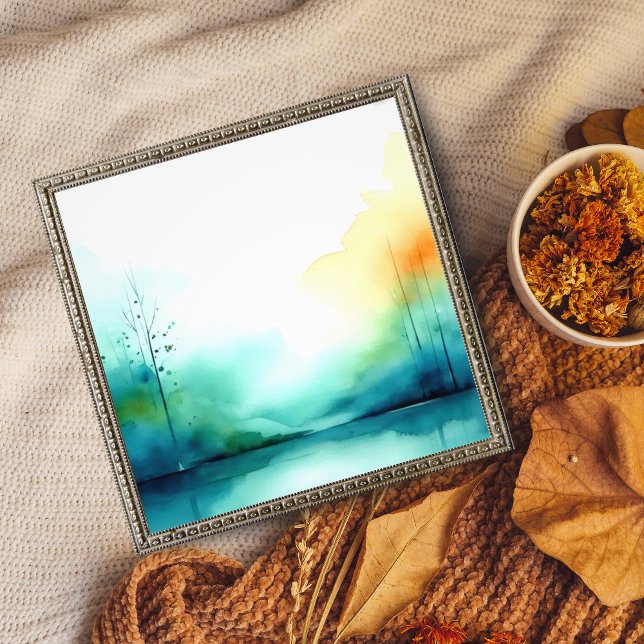 Foto Lago en una mañana brumosa (Subido por el creador)