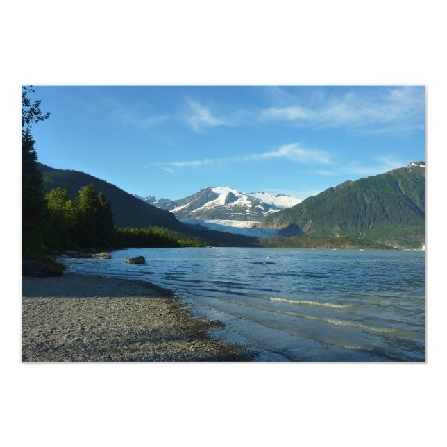 Foto Lago Mendenhall en Juneau Alaska Paisaje (Frente)