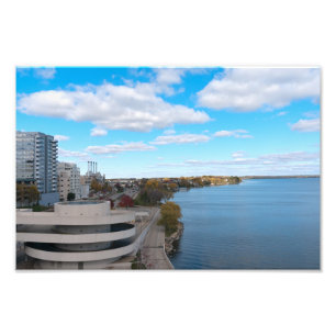 Foto Lago Monona y el centro de Madison