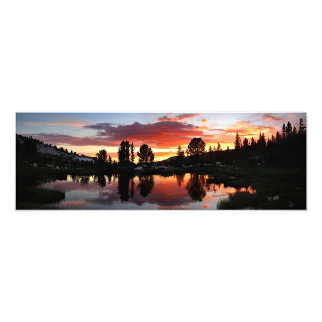 Foto Lago Reymann Sunset - Yosemite (Frente)