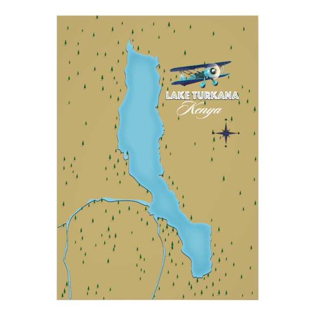 Foto Lago Turkana Kenia (Frente)