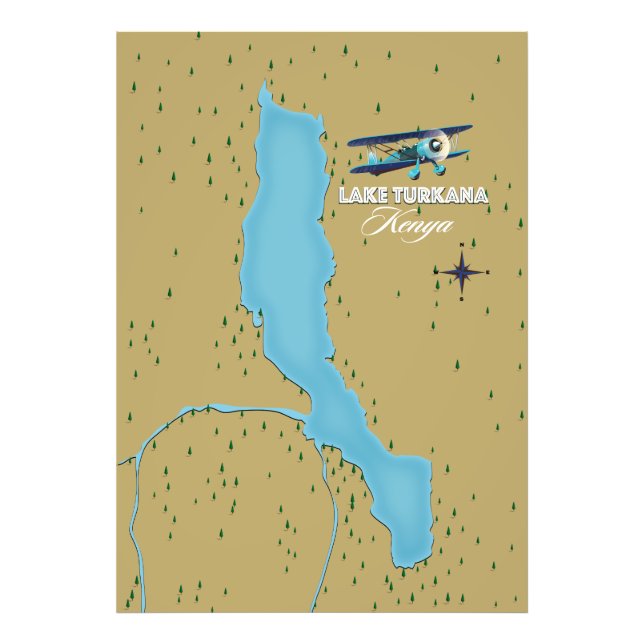 Foto Lago Turkana Kenia (Frente)
