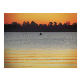 Foto Lago Wendouree Calma Antes del Anochecer