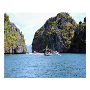 Foto Laguna en el EL Nido Palawan 20"" impresión de la