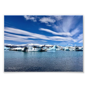 Foto Laguna glaciar de Islandia