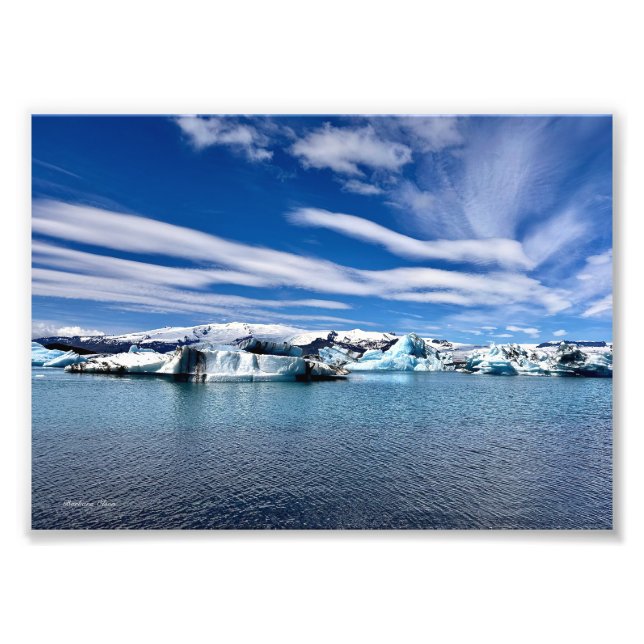 Foto Laguna glaciar de Islandia (Frente)