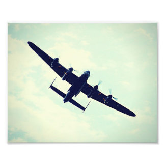 Foto Lancaster Bomber En Vuelo.