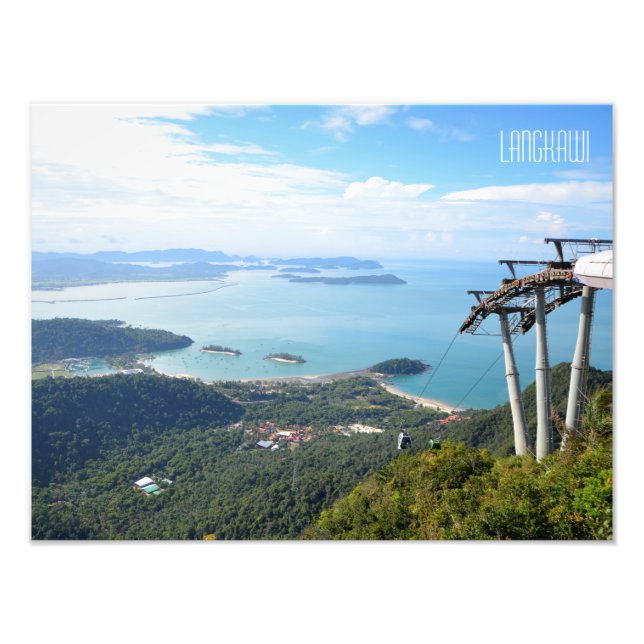 Foto Langkawi Cable Car Aeriel View Travel Souvenir (Frente)
