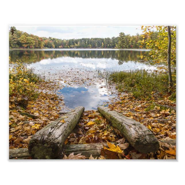 Foto Lanzamiento de canoa en el lago de Wisconsin (Frente)