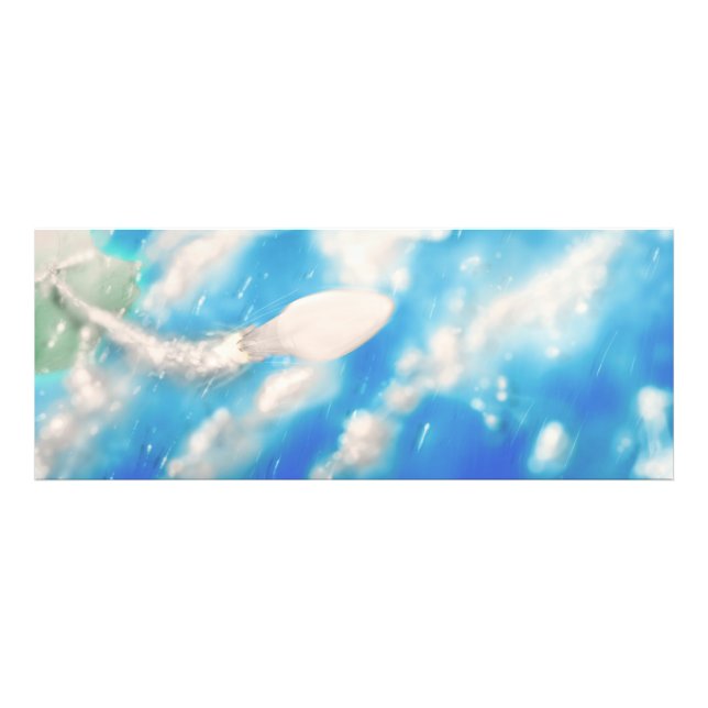 Foto Lanzamiento del cohete espacial Lift. (Frente)