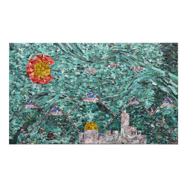 Foto Las Calles De Denver 35x21 Fotoimpresión (Frente)