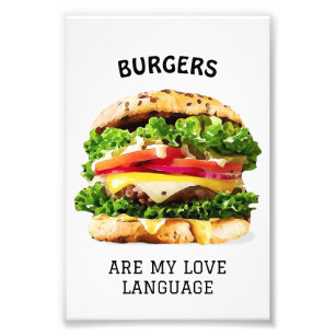 Foto Las hamburguesas son mi lenguaje de amor