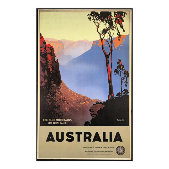 Foto Las Montañas Azules, Australia, (Frente)