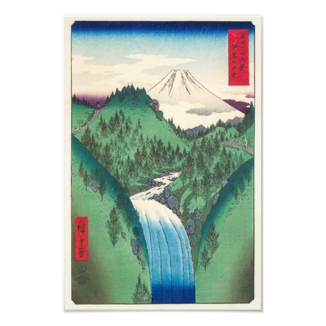Foto Las montañas de Izo | Hiroshige | (Frente)