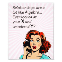 Las relaciones son como la broma cómica de álgebra
