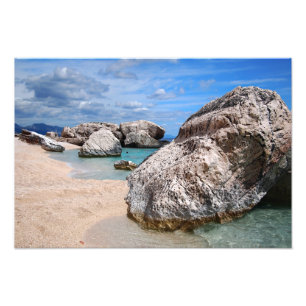 Foto Las rocas en Cala Mariolu varan, impresión de la