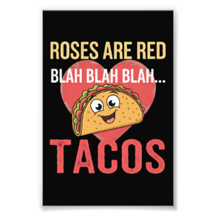 Foto Las Rosas Son Rojas Blah Tacos Día de San Valentín
