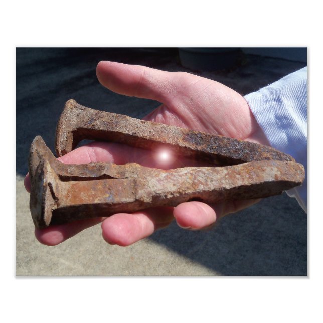 Foto Las uñas del Cristo crucificado Jesús Crucifixión (Frente)