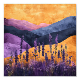 Foto Lavendel in den Bergen