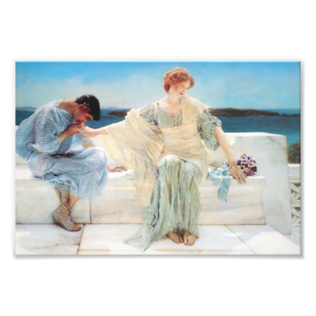 Foto Lawrence Alma Tadema No Me Pregunten Más (Frente)