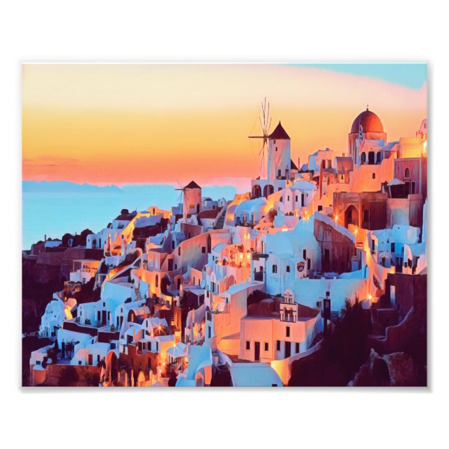 Foto ldp SANTORINI - panorama - por la noche - (Frente)